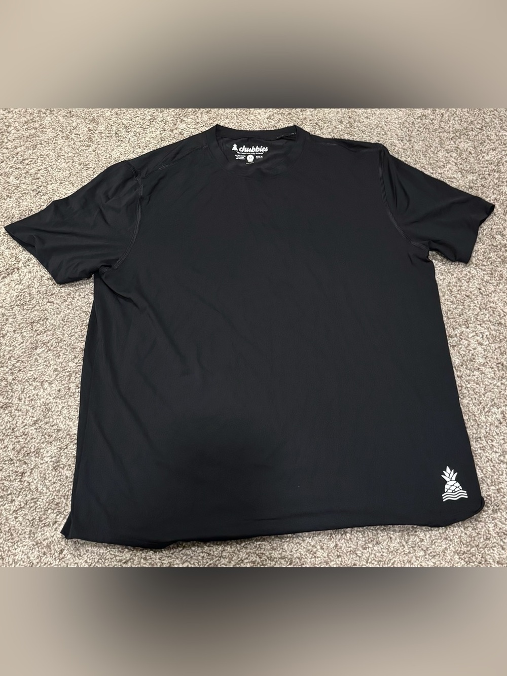 Chubbies Black Short-Sleeve Performance Tee